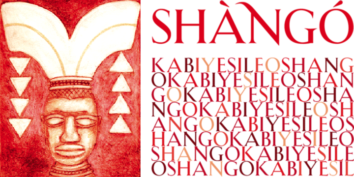 Shango Medium Font preview